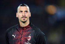 AC Milan comunicó que Zlatan Ibrahimovic arrojó positivo por coronavirus
