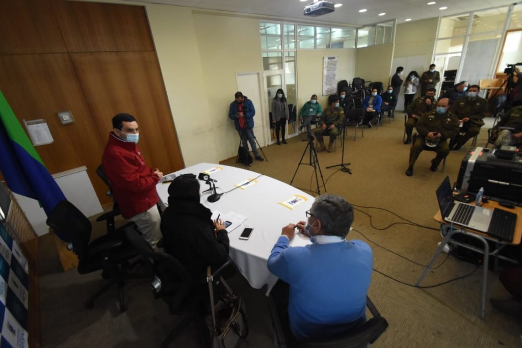 Autoridades coordinan fiscalizaciones para el inicio de la cuarentena en Los Muermos y Fresia