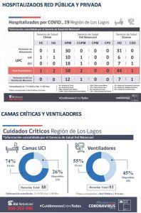 Covid-19: Este domingo la región de Los Lagos sumó 219 nuevos contagios