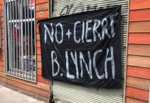 Locatarios del Barrio Lynch protestaron exigiendo el levantamiento de la cuarentena en Osorno