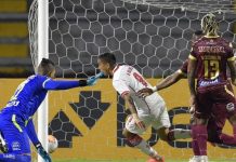 La Calera igualó con Tolima y pasó por primera vez a octavos en la Copa Sudamericana