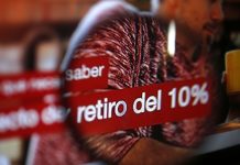 AFPs han pagado casi 33 mil millones de dólares por ambos retiros del 10%
