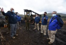 Intendente de Los Lagos comprometió dedicación especial a investigación de ataque incendiario en San Juan de la Costa