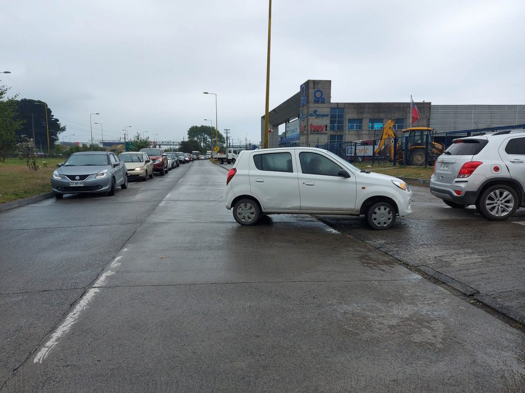 Caos vial acusan vecinos de Planta de Revisión Técnica en Puerto Montt