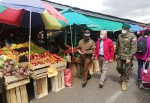 Realizan fiscalización en la Feria Pedro Aguirre Cerda en el marco de la cuarentena en Osorno