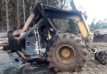 Nuevo ataque incendiario en el Biobío: Diez máquinas fueron quemadas en Cañete