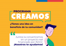Instituto nacional de la juventud invitó a jóvenes a participar de iniciativa “Creamos”