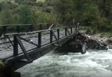 Onemi monitorea esteros, ríos y caminos por pronóstico de intensas lluvias en la región de Los Lagos