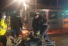 Armada evacúa de urgencia a mujer desde el sector de piedra Blanca al sur de Chiloé