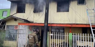 Nueva tragedia en Puerto Montt: Persona falleció en medio de un incendio