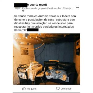 Alertan venta de mediaguas en zona de derrumbes en Puerto Montt: Cobran hasta $3 millones