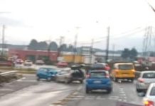6 personas lesionadas dejó accidente de tránsito en la ruta Alerce Puerto Montt
