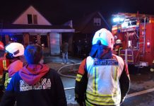 Un local comercial y una vivienda destruídas por incendio en Puerto Montt