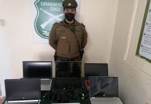 Hombre fue detenido tras robar notebooks y dinero en efectivo desde automóviles en Osorno