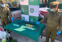 Detienen a tres sujetos por porte ilegal de municiones e infracción a la Ley de Pesca