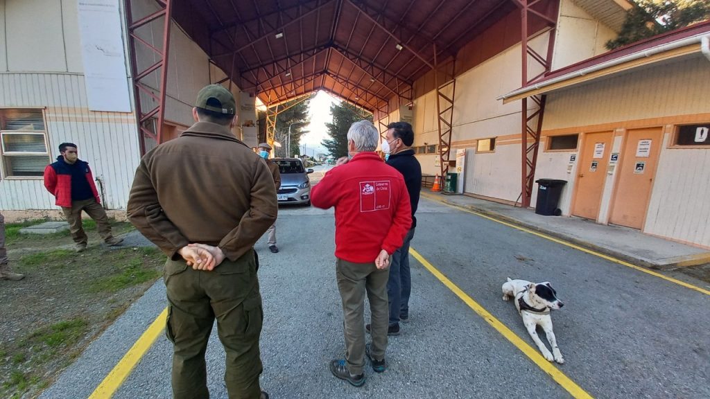 Delegado Geisse llega hasta Complejo Fronterizo Futaleufú para supervisar protocolos sanitarios