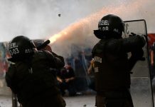 Declaran culpable a Carabinero que causó lesiones a joven tras lanzar una bomba lacrimógena