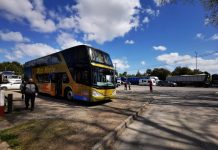 Bus de Provincial Osorno detenido en Victoria por paro de camioneros