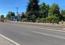 Filas y gran flujo marcaron la primera parte de la votación en el oriente de Osorno