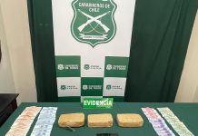 Carabineros detecta 3 kilos de pasta base de Cocaína en caja de pimentones en Puerto Montt
