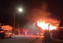 Incendio destruyó vivienda de adulto mayor en Frutillar