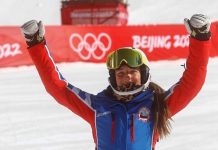 Emilia Aramburo dejó a Chile en el top 50 del slalom gigante en los Juegos Olímpicos de Invierno