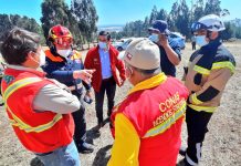 Conaf y bomberos seguirán trabajando en la contención del incendio forestal en Pucoihue este sábado