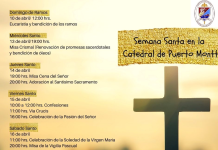 Iglesia Católica de Puerto Montt programa actividades de Semana Santa