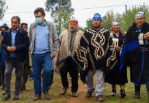 Ministro de Agricultura sostuvo un encuentro con comunidades mapuche en La Araucanía