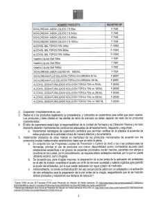 ISP ordena el retiro inmediato de más de una treintena de productos Difem Pharma por brote infeccioso