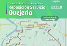 Piden utilizar nueva línea de micros en Ovejería para sostener el servicio en el tiempo