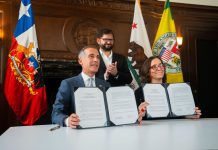 Presidente Boric firmó acuerdo con alcalde de Los Angeles para enfrentar la sequía