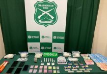 Cae banda de traficantes colombianos en Puerto Montt