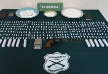 Detienen a seis personas por amenazas, microtráfico e infracción a la Ley de Armas en Osorno