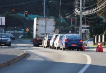 A contar de hoy suspenden tránsito en cuesta Ejército de Puerto Montt por socavón de 8 metros