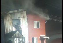 Incendio en Río Negro dejó una víctima fatal. Hija de la víctima fue hospitalizada por inhalación de humo.