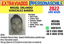 Decretan emergencia comunal en Río Negro por la desaparición de un hombre de 53 años