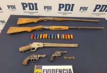 Detienen a dos personas por tenencia de arma usada para el doble homicidio en Purranque