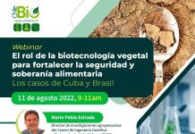Rol de la Biotecnología vegetal para fortalecer seguridad y soberanía alimentaria. Casos de Cuba y Brasil.