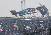 Hinchas de Colo Colo causaron colapso del techo de tribuna del Monumental en el arengazo