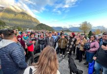 Terminaron movilizaciones de vecinos de Chaitén que protestaban por retrasos en las obras del hospital de la comuna