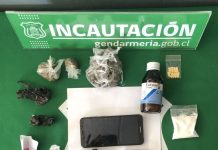 Gendarmes interceptan tres lanzamientos de droga desde el exterior de cárcel de Puerto Montt