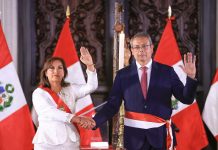 Presidenta de Perú tomó juramento a su gabinete ministerial