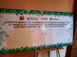 Firman acuerdo para crear un Centro de Tratamiento Integral de Residuos para la Provincia de Osorno