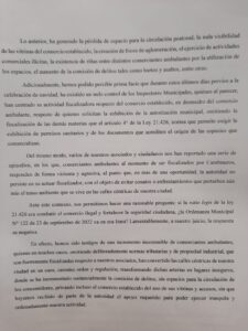 Cámara de Comercio de Osorno envió carta a Contraloría ante la instalación de ambulantes y no descartó acciones legales