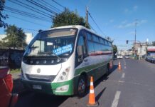 Micrero de la línea 4 en Osorno fue detenido por conducir con documentos vencidos y sin licencia