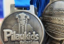 Un total de 150 niños participaron en Triatlón infantil en el parque Chuyaca