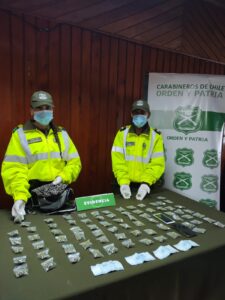 Carabineros del Plan Verano detienen a traficantes de drogas en Frutillar y Llanquihue