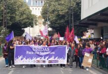 Marcha por el 8M congregó a más de 500 mujeres en el centro de Osorno