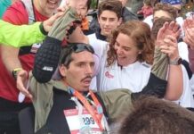 Cumplió su sueño: Hombre con ELA participó en el Challenge de Puerto Varas